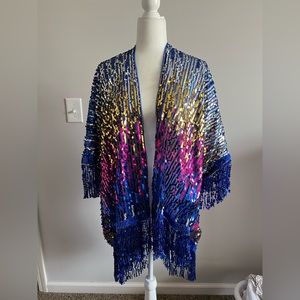 Sequin Kimono XPlus Size Large 10/12